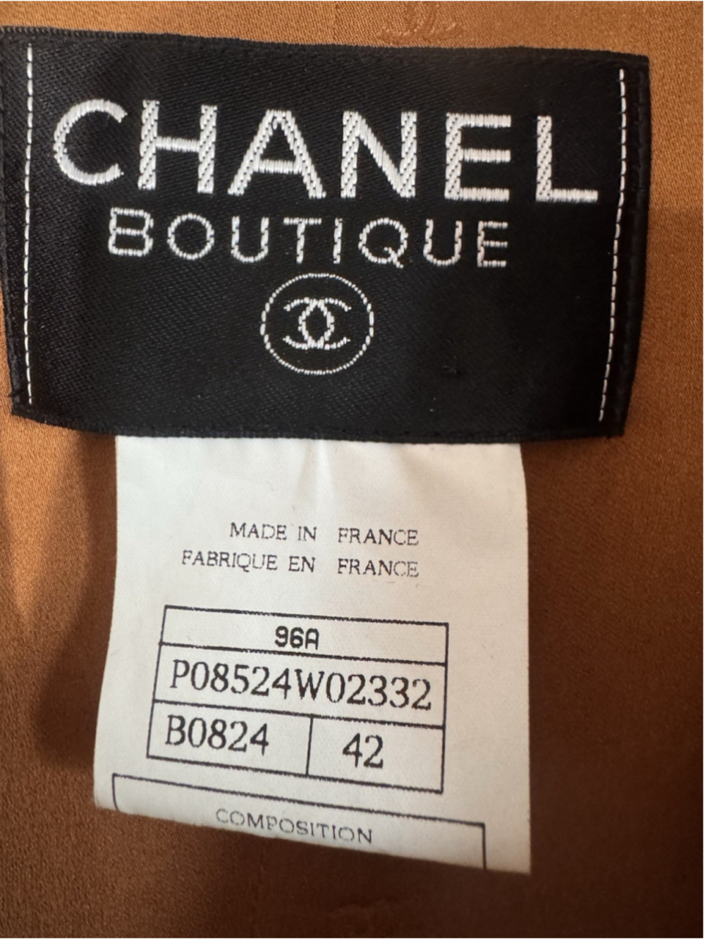 Authentic Chanel Runway 3 Pc Ensemble Coat Top Pants Silk Lurex France 42 - Picture 6 of 15